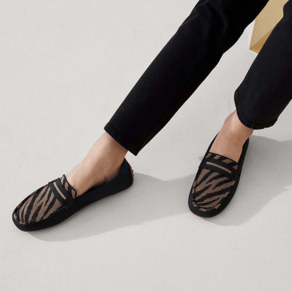 Rothy’s The Driver in Dark Zebra 6.5